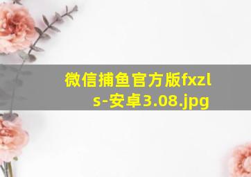 微信捕鱼官方版fxzls-安卓3.08